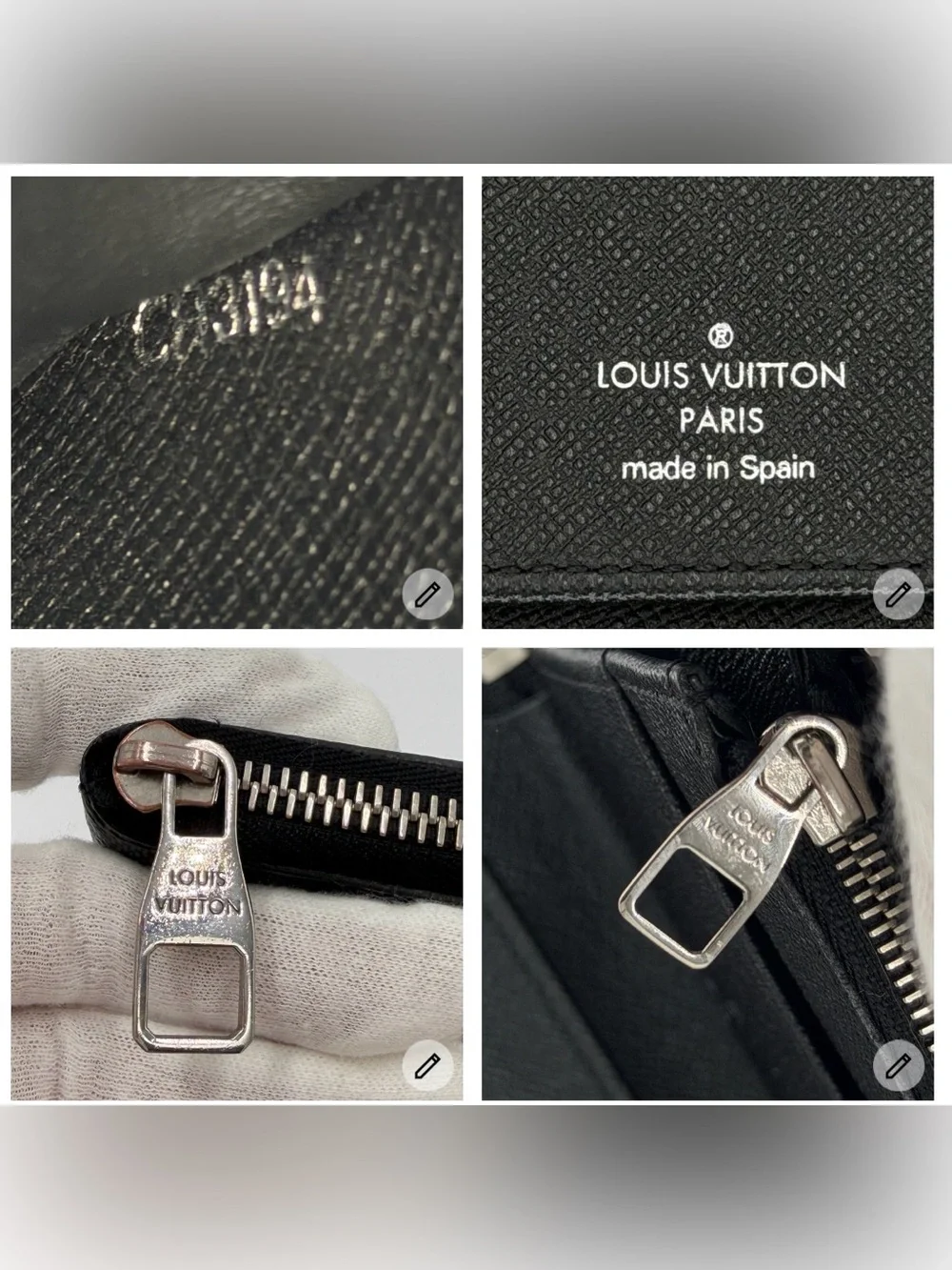 Unisex Louis Vuitton Damier Graphite Zip-Around Wallet in Excellent Condition!🩶 - Picture 16 of 16